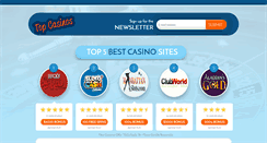 Desktop Screenshot of 5casino.com